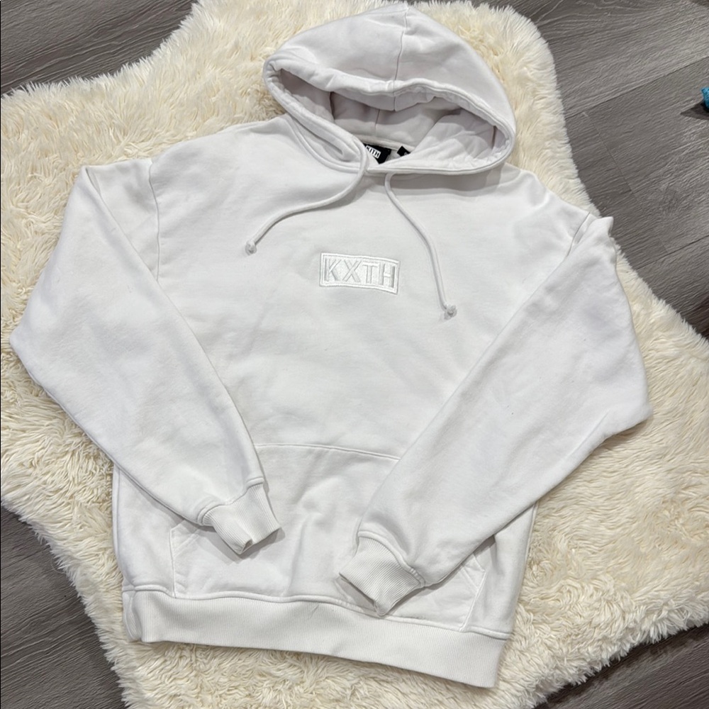Kith “KXTH” 10 year anniversary White Box Logo Hoodie